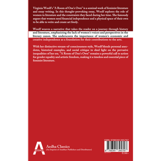 A Room of One's Own by Virginia Woolf