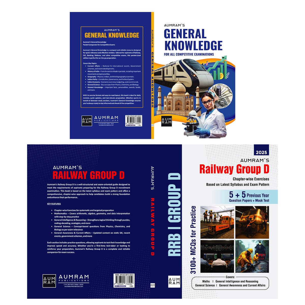 Aumram’s Railway RRB Group D + General Knowledge Super Combo (2025 Edition)