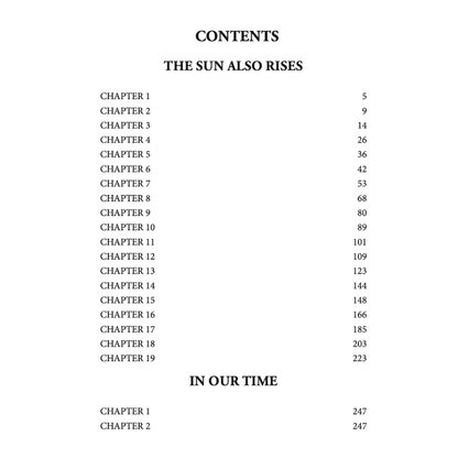 The Hemingway Odyssey by Ernest Hemingway