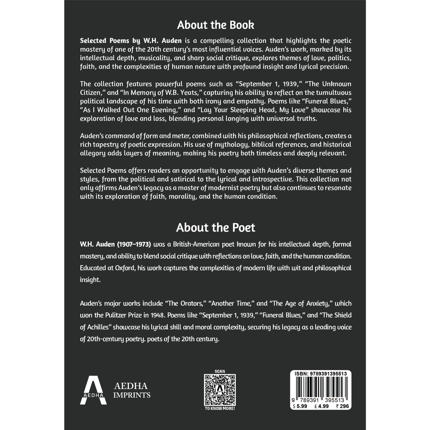 Selected Poems by W. H. Auden