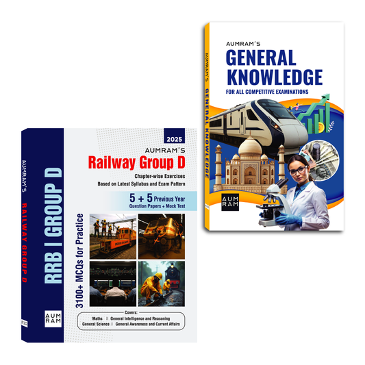 Aumram’s Railway RRB Group D + General Knowledge Super Combo (2025 Edition)