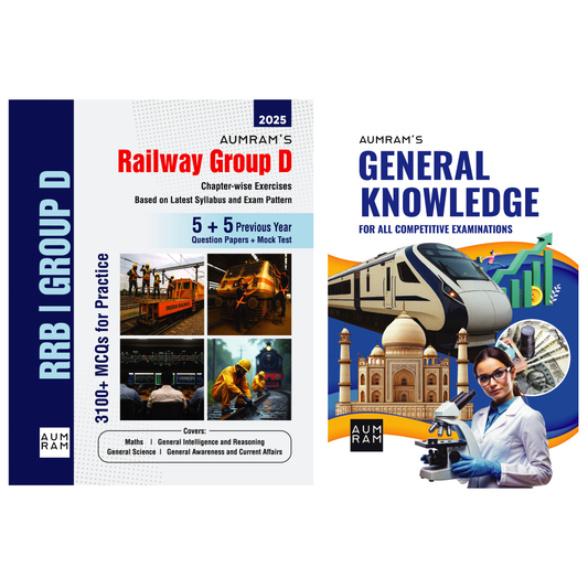 Aumram’s Railway RRB Group D + General Knowledge Super Combo (2025 Edition)