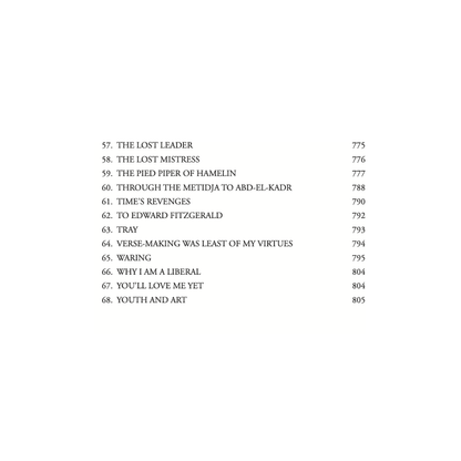 Selected Poems and Other Works