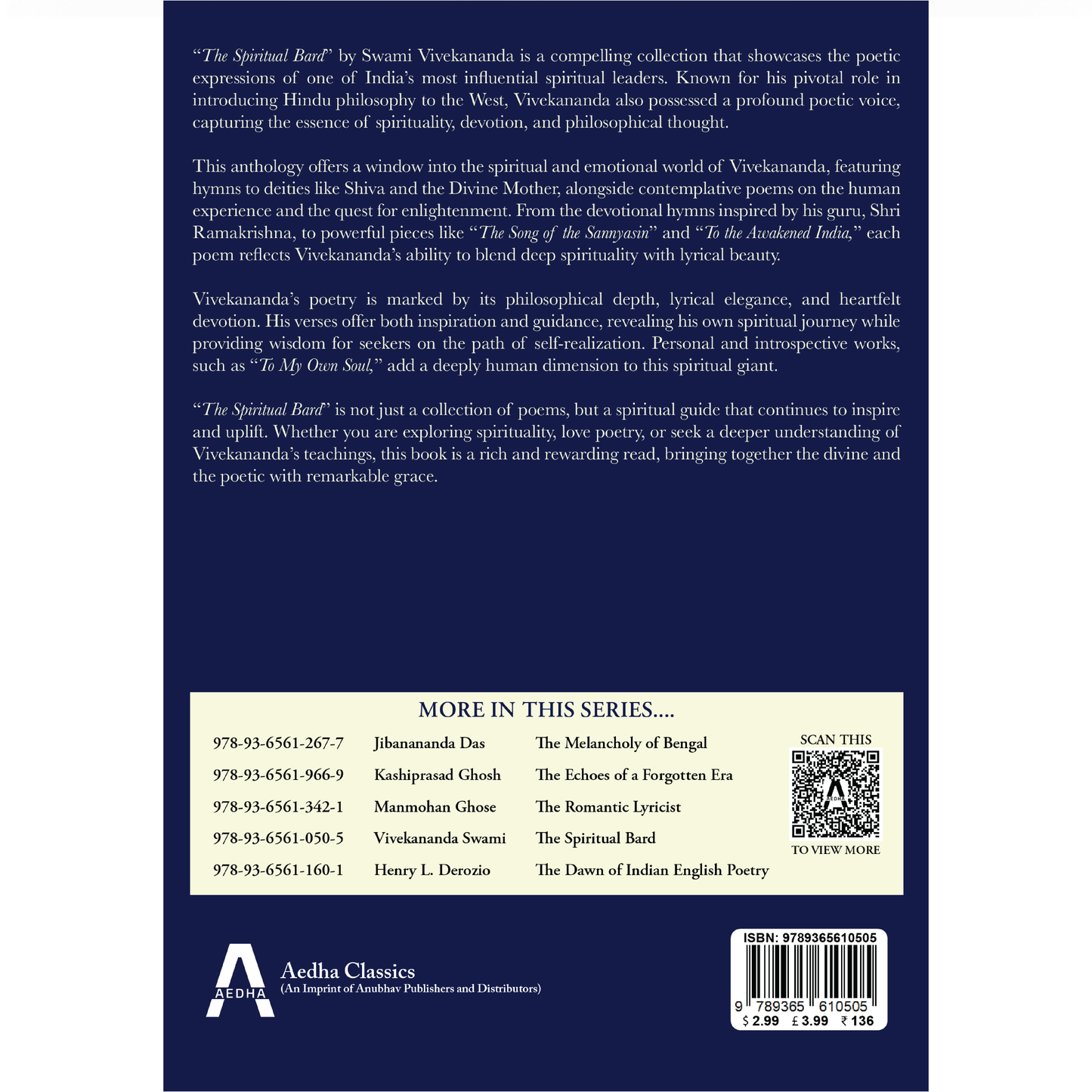 The Spiritual Bard by Swami Vivekananda