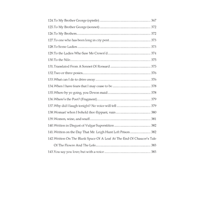 Selected Poems by John Keats