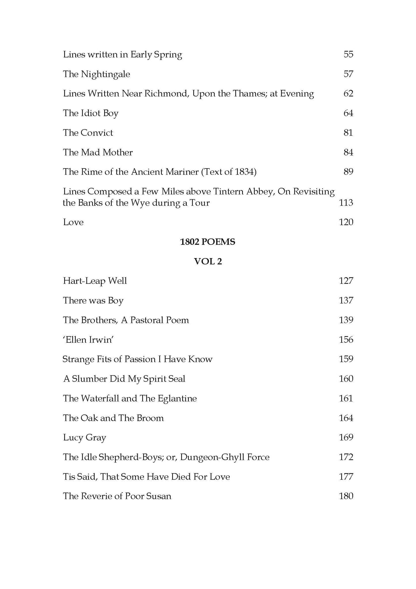 Lyrical Ballads: 1798 and 1802 by Williams Wordsworth & Samuel Taylor Coleridge